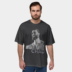 Футболка оверсайз мужская Giga Chad, цвет: 3D-принт — фото 2
