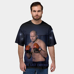 Футболка оверсайз мужская Фёдор The Last Emperor, цвет: 3D-принт — фото 2