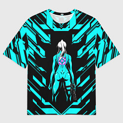 Футболка оверсайз мужская Samus Metroid, цвет: 3D-принт