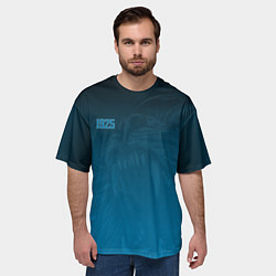 Футболка оверсайз мужская 1925 SPB Lion Dark Theme, цвет: 3D-принт — фото 2