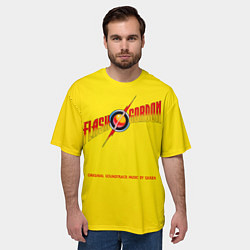 Футболка оверсайз мужская Flash Gordon - Queen, цвет: 3D-принт — фото 2