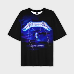 Мужская футболка оверсайз Ride the Lightning - Metallica