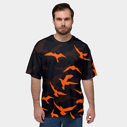 Футболка оверсайз мужская Стая Воронов, цвет: 3D-принт — фото 2