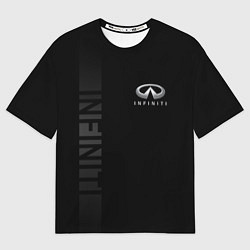 Футболка оверсайз мужская Infiniti, Инфинити, цвет: 3D-принт