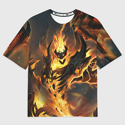 Мужская футболка оверсайз DOTA 2 SHADOW FIEND ТЕНЬ