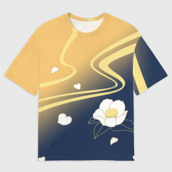 Мужская футболка оверсайз КОСТЮМ АЯКИ КАМИСАТО