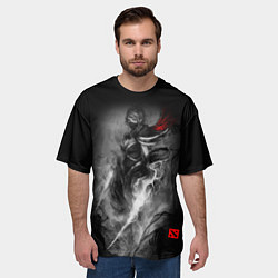 Футболка оверсайз мужская DOTA 2 ДОТА 2 ТЕНЬ, цвет: 3D-принт — фото 2