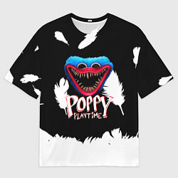 Футболка оверсайз мужская Poppy Playtime Перья, цвет: 3D-принт