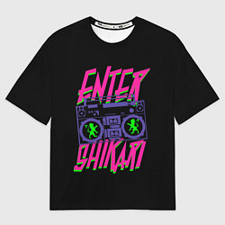 Футболка оверсайз мужская Enter Shikari BoomBox, цвет: 3D-принт