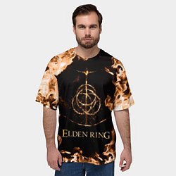 Футболка оверсайз мужская Elden Ring Logo, цвет: 3D-принт — фото 2
