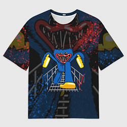 Футболка оверсайз мужская Хагги Wuggy, цвет: 3D-принт