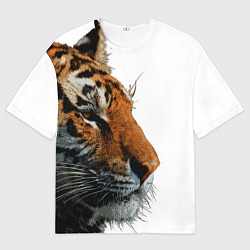 Футболка оверсайз мужская ДУХ ДИКОЙ СИБИРИ, цвет: 3D-принт