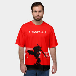 Футболка оверсайз мужская Mech TF2, цвет: 3D-принт — фото 2