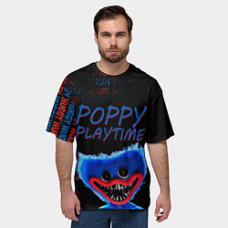 Футболка оверсайз мужская Хагги ВАГГИ Poppy Playtime, цвет: 3D-принт — фото 2