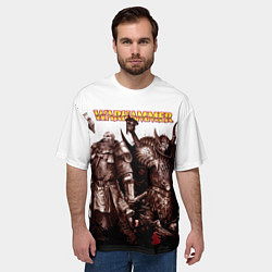 Футболка оверсайз мужская Вархаммер ART, цвет: 3D-принт — фото 2
