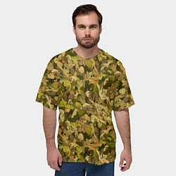 Футболка оверсайз мужская Белки в дубовом лесу, цвет: 3D-принт — фото 2