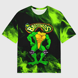 Футболка оверсайз мужская Battletoads Rash, цвет: 3D-принт
