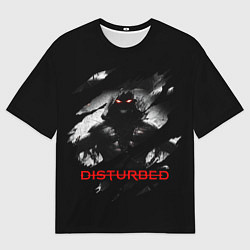 Футболка оверсайз мужская DISTURBED THE GUY ЛИЦО ДЕМОНА, цвет: 3D-принт
