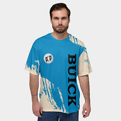 Футболка оверсайз мужская Buick Logo emblem, цвет: 3D-принт — фото 2