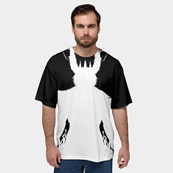 Футболка оверсайз мужская DEMON ZXC, цвет: 3D-принт — фото 2