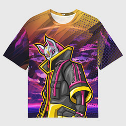 Футболка оверсайз мужская Страж в маске, цвет: 3D-принт