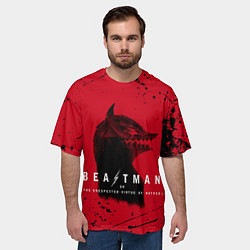 Футболка оверсайз мужская BEASTMAN BERSERK БЕРСЕРК, ПРОКЛЯТИЕ, цвет: 3D-принт — фото 2