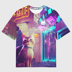 Футболка оверсайз мужская Stray, цвет: 3D-принт