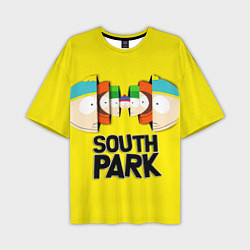 Футболка оверсайз мужская South Park - Южный парк персонажи, цвет: 3D-принт
