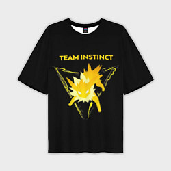 Мужская футболка оверсайз Team Instinct - Pokemon GO