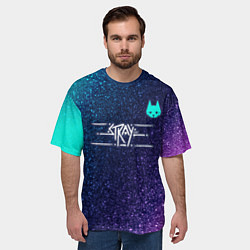 Футболка оверсайз мужская Stray, цвет: 3D-принт — фото 2