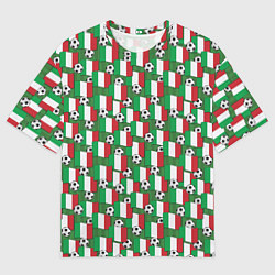 Мужская футболка оверсайз Италия футбол