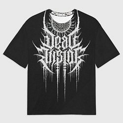 Футболка оверсайз мужская DEAD INSIDE, Сороконожка, цвет: 3D-принт
