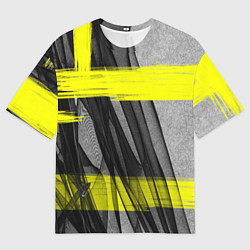 Мужская футболка оверсайз Коллекция Get inspired! Абстракция Fl-42-167-l-yel