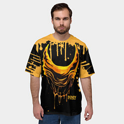 Футболка оверсайз мужская Bendy and the Ink Machine Бэнди чудовище, цвет: 3D-принт — фото 2