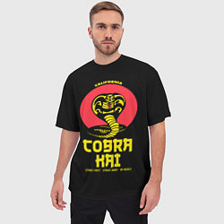 Футболка оверсайз мужская Cobra Kai California, цвет: 3D-принт — фото 2