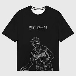Футболка оверсайз мужская АКАШИ СЕЙДЖУРО, цвет: 3D-принт