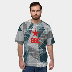 Футболка оверсайз мужская SU-57 FELON, цвет: 3D-принт — фото 2