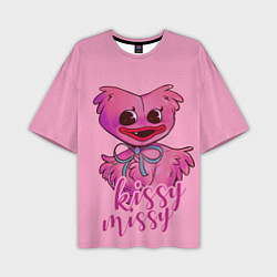 Футболка оверсайз мужская Pink Kissy Missy, цвет: 3D-принт
