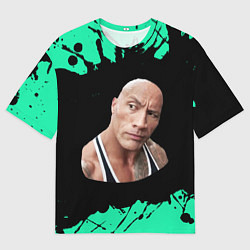 Футболка оверсайз мужская BUBBLE KVASS - СКАЛА Краски, цвет: 3D-принт