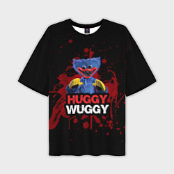 Мужская футболка оверсайз 3D Хаги ваги Huggy Wuggy Poppy Playtime