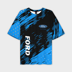 Футболка оверсайз мужская Форд , Ford, цвет: 3D-принт