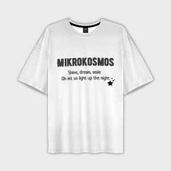 Мужская футболка оверсайз Mikrokosmos