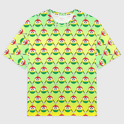 Мужская футболка оверсайз Регги смайл слэм