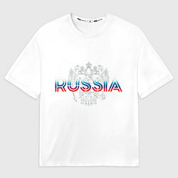 Футболка оверсайз мужская Russia Sport Team, цвет: 3D-принт