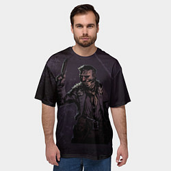 Футболка оверсайз мужская Стрелок!, цвет: 3D-принт — фото 2