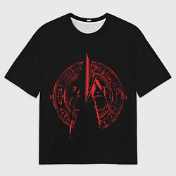 Футболка оверсайз мужская Пиромидоголовый, цвет: 3D-принт