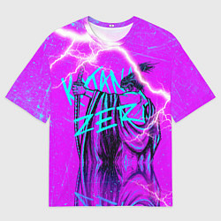 Футболка оверсайз мужская Katana Zero Катана Зеро Самурай, цвет: 3D-принт