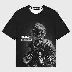 Футболка оверсайз мужская Military RA, цвет: 3D-принт