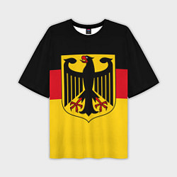 Футболка оверсайз мужская Германия - Germany, цвет: 3D-принт