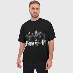 Футболка оверсайз мужская Papa Roach Папа Роач, цвет: 3D-принт — фото 2